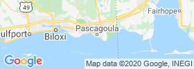 Pascagoula map